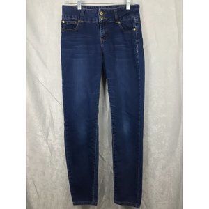 ONE 5 ONE Women's Stretch Pants Blue Denim Size 6